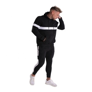 Wholesale Men's Custom Logo Winter Thermal High Quality Cotton Fleece Training Tracksuits - Product Image 2
