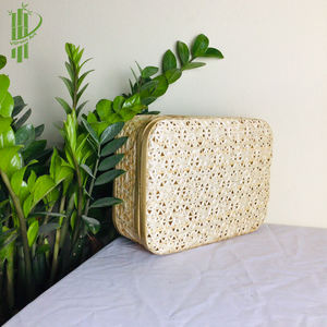 กล่องเก็บอาหารแห้งทำจากไม้ไผ่ในเวียดนาม - Product Image 3