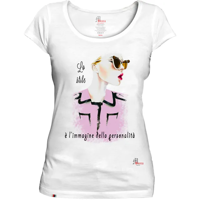 Woman Tshirt 100% cotton made in italy high quality new collection pink style