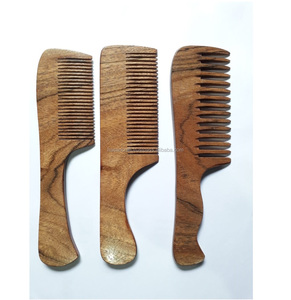 Peigne en bois d'acacia naturel, pour maison hôtel, vente en gros, offre spéciale - Product Image 2