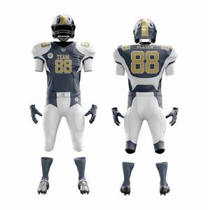 เสื้อฟุตบอลอเมริกันแขนสั้นระบายอากาศผ้าโพลีเอสเตอร์ออกแบบได้ตามต้องการ - Product Image 6