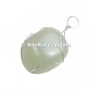 2019 new Design Green Aventurine Wire <b>Wrap</b> Pendant - Product Image 2