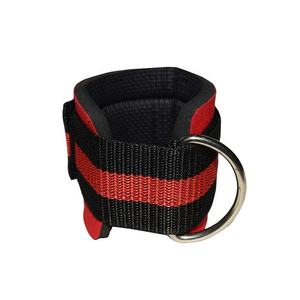 2026 Customized Logo Neoprene Padded Ankle Straps Double D Ring Nylon Cable Workout <b>Balance</b> Trainer Exercise Fitness Straps - Product Image 3