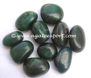 Pierres d'agate rose teintée, pierres roulées indiennes, pierres précieuses polies en vrac - Product Image 2