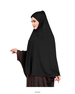 Châle Gersey bio, Hijab musulman, pour femmes, couverture de tête, froissé, Turq, vente en gros, - Product Image 5