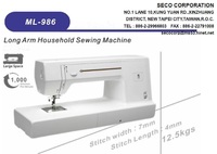 ML-986 OFFRE SPÉCIALE OEM NATIONAUX LONGUE MACHINE À COUDRE À BRAS