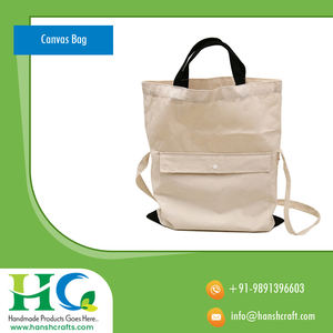 Bolsa de compras de lona de algodón personalizada de alta calidad Asa de transporte fuerte Opción reutilizable con precio económico Logotipo personalizable - Product Image 4