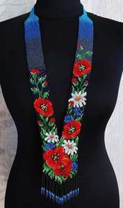 Collares de semilla de vidrio hechos a mano, se puede personalizar en su elección de colores y patrones, - Product Image 4