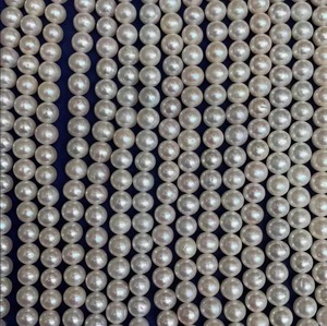 Perle d'eau douce, ronde, douce, ample - Product Image 2