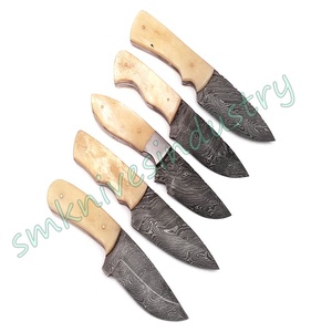 Custom Hand Made Damascus Skinning Knifes/hunting <b>Knives</b> Twist Pattern Blade Lot of 5 Pieces (smk1527) Hunting <b>Knife</b> Fixed Balde - Product Image 2