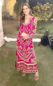 Lameez — robe pantalon longue pour femmes, belle broderie, avec des perles de verre de cristal, justaucorps, travail pour une tenue de soirée/mariage @ 2022 - Product Image 2