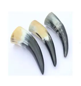 High Quality Finished OX Drinking Horn Manufacturer from India Polished Buffalo Drinking Horn Wholesale Supplier