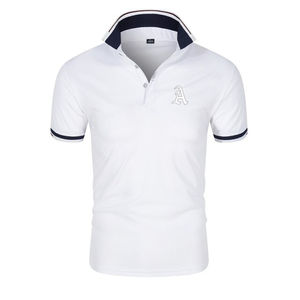 Camisa de manga corta para hombre, Polo Simple informal de negocios, a la moda, de verano, de alta calidad - Product Image 4