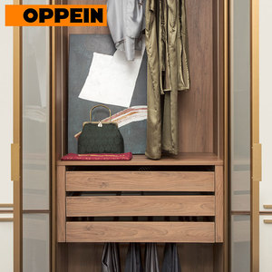 For Custom Made Extendable Modern <strong>Flat</strong> <strong>Pack</strong> Glass Door Thermofoil <strong>Wardrobes</strong> for Bedroom and Hotel Use - Product Image 4