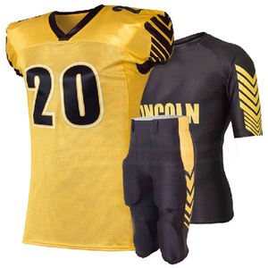 Uniforme de football américain 2025 Vêtements de sport respirants en option de grandes tailles pour les athlètes - Product Image 6