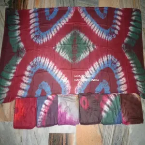 Phụ nữ thời trang Viscose TIE DYE đa màu sắc mix in chiếc khăn cầu nguyện/scarfs bán buôn từ Ấn Độ