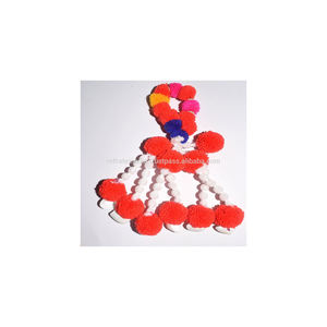 Rebrat-Borlas coloridas para colgar bolsas, decoración del hogar y funda de cojín, borlas grandes, proveedor y fabricación - Product Image 1