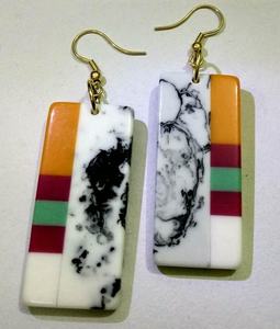 Pendientes Colgantes de Resina Acrílica con Diseño de Corazón Cristiano Clásico, Nueva Colección, Artesanía de Calidad para Mujer - Product Image 6