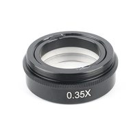 0.35X 1X 0.5X 2.0X Auxiliary Barlow Objective Lens for 120X/180X/300X C-Mount 10A Digital Monocular Microscope