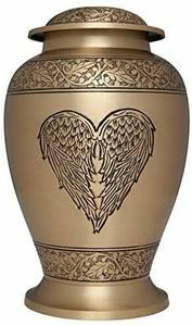 Elegante urna crematoria verde para cenizas humanas - Product Image 2