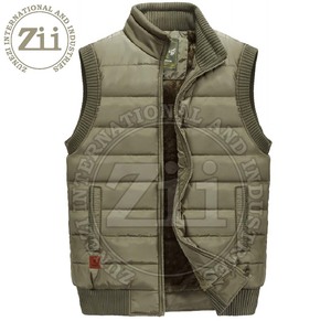 Meilleures ventes Veste chauffante pour hommes de qualité supérieure en toile respirante avec logo personnalisé et Offre Spéciale à col montant pour adultes - Product Image 5