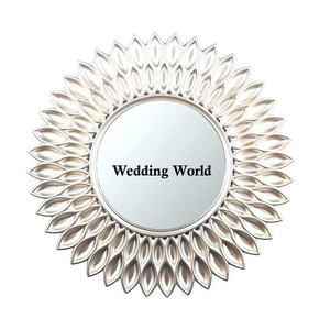 Espejo de pared de Metal de lujo de alta calidad hecho a mano diseñador espejo colgante de pared clásico elegante diseñador nuevo espejo de pared de hierro - Product Image 6