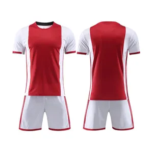 Groothandel Custom Team Voetbal Jersey Set ,Quick Dry Uv Bescherming Voetbal Jersey Voetbal Uniform Set Voor Kids