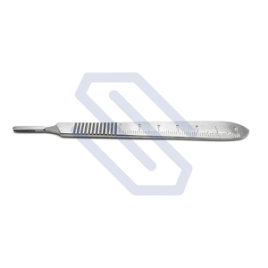 Cuchillo Quirúrgico Dental con Mango Tipo Bisturí, Tamaño N.º Juego de 3 Instrumentos Manuales de Acero Inoxidable con Certificación CE para Cirugía General Clase I - Product Image 2