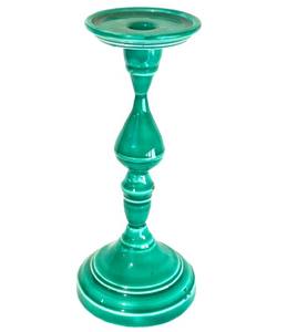 Bougeoir doré en forme de cône en métal 1 pièce, décoration de fête et de mariage, porte-bougie - Product Image 4