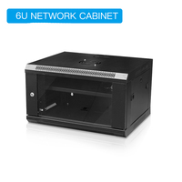 Réseau Rack 4u 6u 9u 12u 15u 18u 19 "600*450mm 600*600mm 600*800mm Montage Mural Armoire Serveur