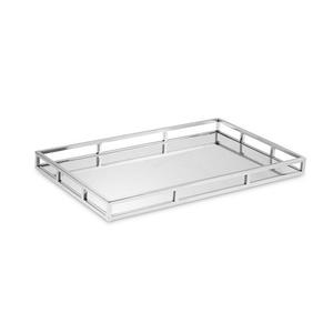 Plateau de service en miroir en forme de rectangle Plateau fait main de qualité supérieure Plateau classique élégant décoratif fantaisie Nouveau plateau en miroir - Product Image 2