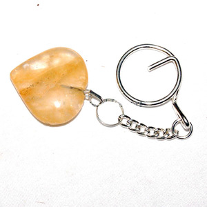 Purchase Yellow Aventurien Heart Keychain | Yellow Aventurien Heart Keychain for Sale - Product Image 1