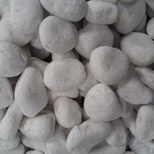 Meilleur prix pierre dégringolée pierre de galet blanc pour la décoration de la maison pierre de jardinage - Product Image 1