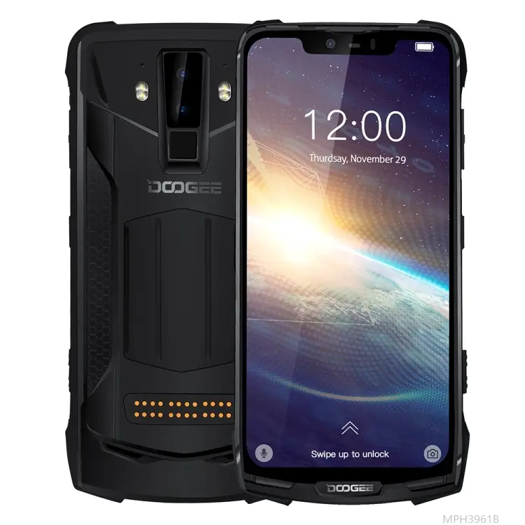 재고 원래 h 4G LTE 스마트 폰 DOOGEE S90 프로 안드로이드 9 옥타 코어 6GB 128GB NFC PTT 견고한 전화