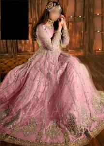 ชุดเดรสยาวผ้าเน็ตปักลายอินเดีย-ปากีสถาน ขายดีปี 2021 ผ้าไหมวิสโคสผสมเรยอน ซัลวาร์ คามีซ ล่าสุด ปักลายอย่างหนัก - Product Image 4