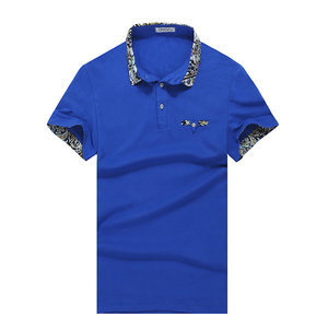 เสื้อโปโลลายดอกไม้สำหรับผู้ชายขนาดใหญ่พิเศษผ้าเจอร์ซีย์ระบายอากาศสไตล์ลำลอง - Product Image 1