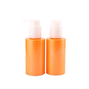 Biodegradable Packaging Empty <b>PLA</b> Plastic Cosmetics Bottle with Bamboo Pump - Product Image 1