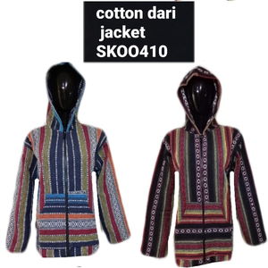 Nouvelle veste d'hiver à capuche en tissu de coton Dari, Design tendance multicolore, veste élégante unisexe - Product Image 3