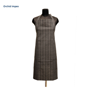 Customized 100% Cotton Sleeveless <b>Apron</b> <b>Kitchen</b> Chef <b>Apron</b> 2 Pockets Solid Color Custom Logo Restaurant Hotel Cafe OEM Wholesale - Product Image 1