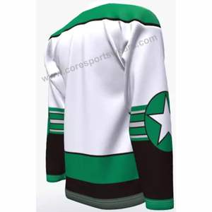 Diseño personalizado 100% poliéster Spandex uniforme de hockey sobre hielo Jersey para hombres y mujeres precio personalizado tamaño OEM nombre del equipo - Product Image 4