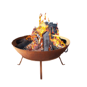 Brasero Redondo de Primera Calidad en Cobre con Soporte de Hierro para Uso en Interiores y Exteriores - Product Image 4