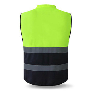 แจ็กเก็ตเสื้อกั๊กสะท้อนแสงที่ระบายอากาศได้,มีความปลอดภัยในการมองเห็นได้สูงผลิตตามสั่งสำหรับสถานที่ก่อสร้าง - Product Image 2