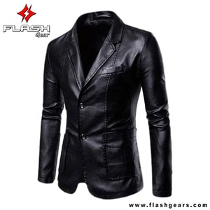 Blouson aviateur en cuir brillant fait sur mesure imperméable grande taille décontracté hiver tenue de club de nuit Service OEM - Product Image 4