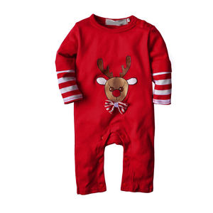 Bebé niña último diseño 100% algodón orgánico de las niñas bebé mameluco proveedor - Product Image 1