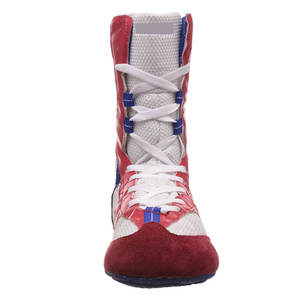 Chaussures de boxe MMA professionnelles de haute qualité, Logo personnalisé, chaussures de compétition de boxe en gros, OEM 2022 - Product Image 2