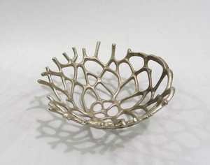 Premium Vantage Modern Luxury Fancy Antique Look Designer Offre Spéciale nickelé plat de fruits pour le désherbage de la cuisine à domicile et les fêtes - Product Image 4