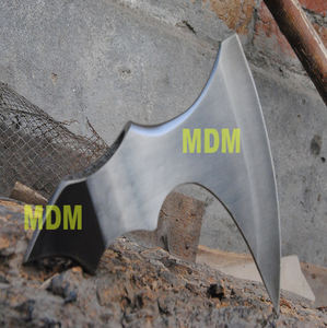 TÊTE DE HACHE GRAVÉE À L'ACIDE DE CAMPING À BARBURE FORGÉE À LA MAIN VIKING TOMAHAWK HACHET Batle Felling \ tacticalforest \ graden \ haches hachurées - Product Image 5