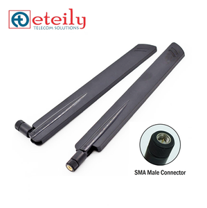 ETEILY Heavy Duty GSM 8dBi Antena de paleta de pato de goma Cuerpo rígido con conector SMA (M) Antena de comunicación móvil Made India - Product Image 5