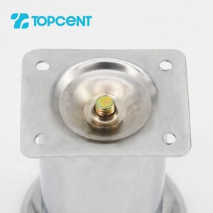TOPCENT Modern Design Chrome Steel Furniture <strong>Cabinet</strong> <strong>Feet</strong> for Home Office Hotel or Hospital Metal Chair Sofa Coffee Legs - Product Image 2