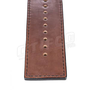 เข็มขัดยกน้ำหนักออกกำลังกาย,เข็มขัดยกกระชับหนังโลโก้ได้ตามต้องการ - Product Image 4